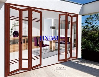 German Style Aluminium Clad Wooden Doors Firm Frame With Exquisite Shapes