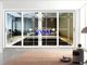 Aluminiowe, poziome przesuwne okna w stylu australijskim z podwójnymi szybami i moskitierą do mieszkań