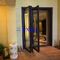 Luxury Home Decor Aluminium Clad Wooden Doors With doube glass Good Air Tightness